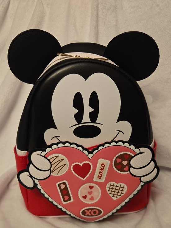 Disney Other - Disney Loungefly Mickey Mouse Valentine Chocolate Box Mini BackpacK